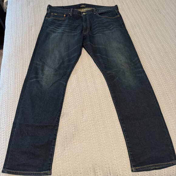 Polo Ralph Lauren Hampton Relaxed Straight Stretch Jean 36 x 32 - Picture 1 of 5